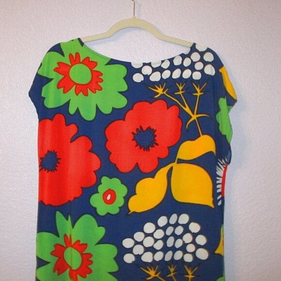 MARIMEKKO Maija KUKKATORI Mini Size XS DRESS Tunic SHIFT Retro MOD Target 70s - Picture 10 of 13